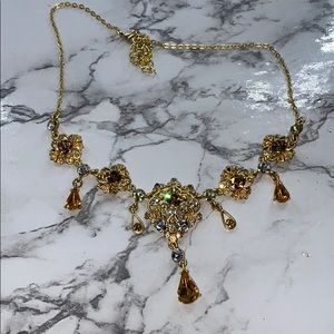 Beautiful gold necklace